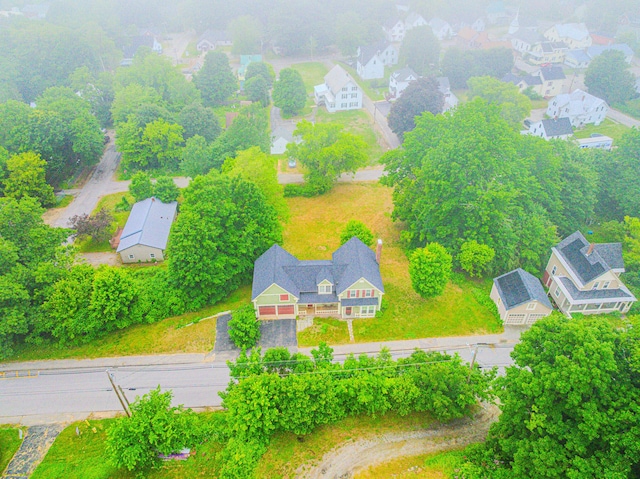 24 High St, Livermore Falls, ME 04254 - aerial perspective of suburban area
