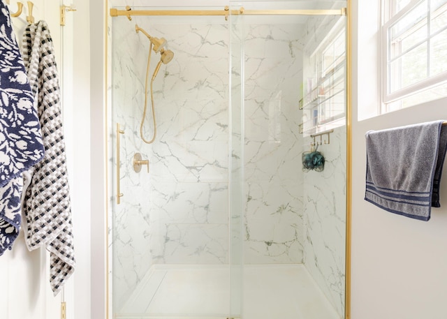 38 Guadalcanal St Unit 38, Brunswick, ME 04011 - full bath featuring a marble finish shower
