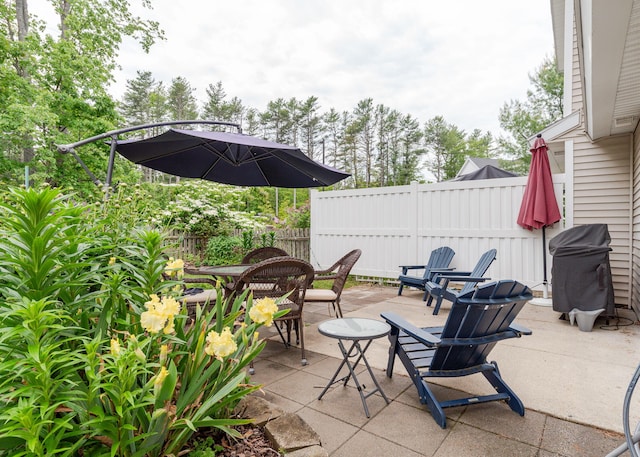 38 Guadalcanal St Unit 38, Brunswick, ME 04011 - view of patio / terrace with outdoor dining space