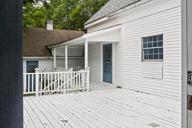 785 W Main St, Waldoboro, ME 04572 - view of wooden deck