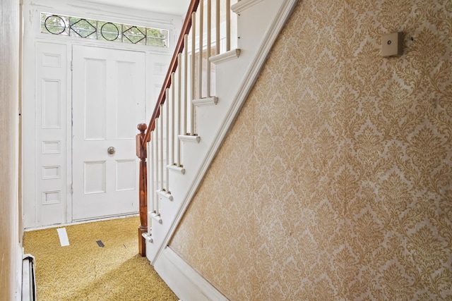 785 W Main St, Waldoboro, ME 04572 - stairway with carpet