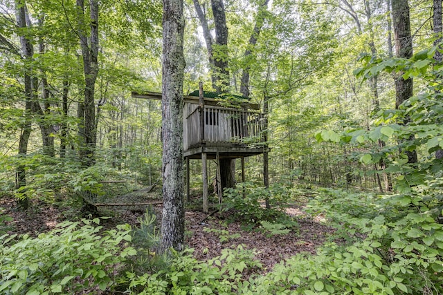 36 Acorn Ln, South Portland, ME 04106 - view of outdoor structure featuring a view of trees