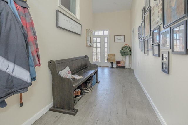 135 Lyle Hall Rd, Wilton, ME 04294 - hall featuring wood finished floors and baseboards