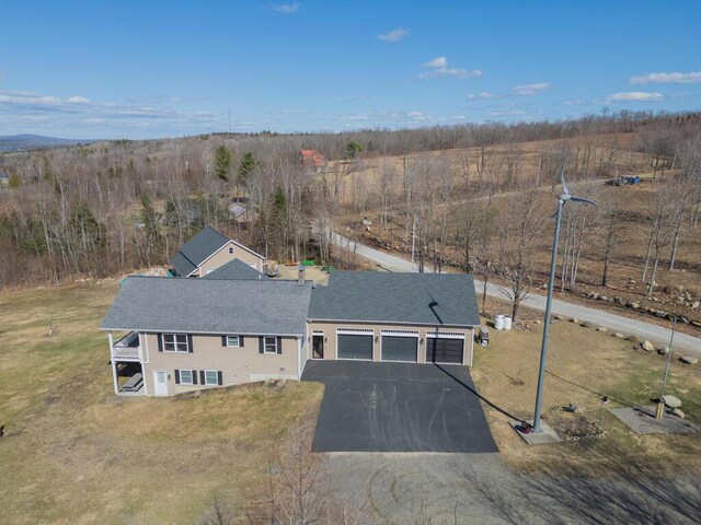 135 Lyle Hall Rd, Wilton, ME 04294 - view from above of property