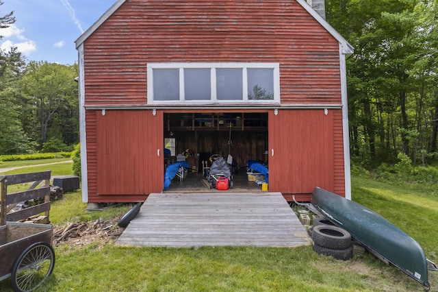 145 Pork Point Rd, Bowdoinham, ME 04008 - view of outbuilding