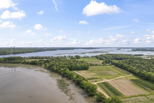 145 Pork Point Rd, Bowdoinham, ME 04008 - drone / aerial view of a large body of water