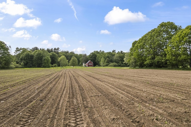 145 Pork Point Rd, Bowdoinham, ME 04008 - view of yard featuring an outdoor structure, a rural view, and a barn