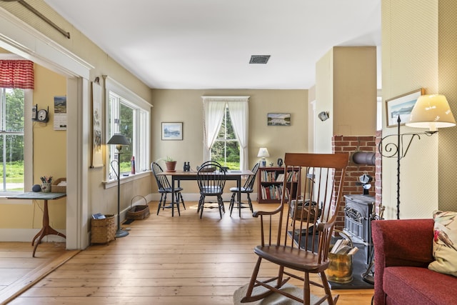 145 Pork Point Rd, Bowdoinham, ME 04008 - sitting room featuring wood-type flooring