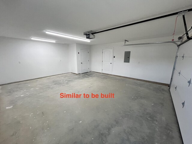 278 Merrill Rd, Levant, ME 04456 - garage with a garage door opener and electric panel