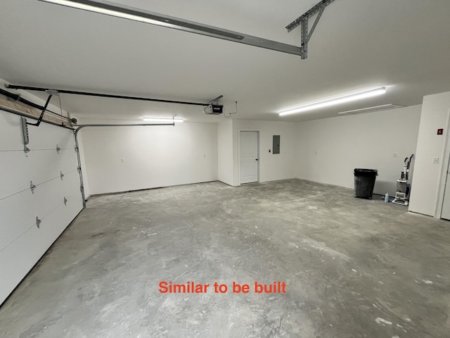 278 Merrill Rd, Levant, ME 04456 - garage with electric panel and a garage door opener
