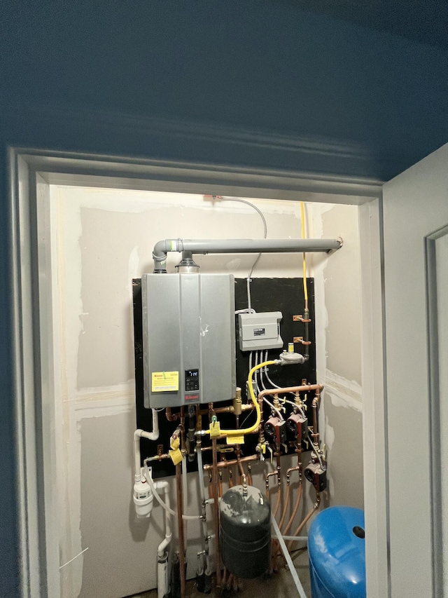 278 Merrill Rd, Levant, ME 04456 - utility room with water heater