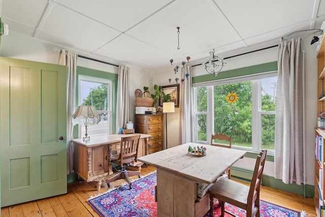47 Beal St, Norway, ME 04268 - dining space featuring light wood-type flooring and a baseboard radiator