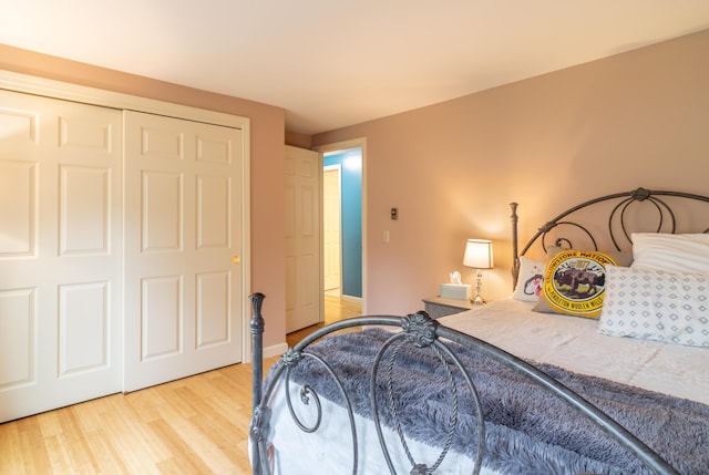 44 Cortland Cir Unit 44, Bangor, ME 04401 - bedroom with light wood-style floors and a closet