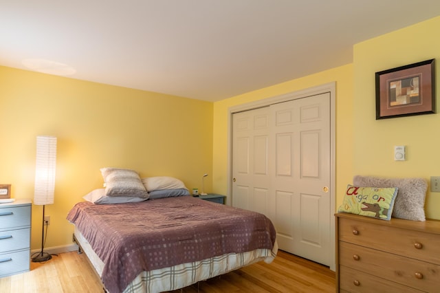 44 Cortland Cir Unit 44, Bangor, ME 04401 - bedroom featuring light wood finished floors and a closet