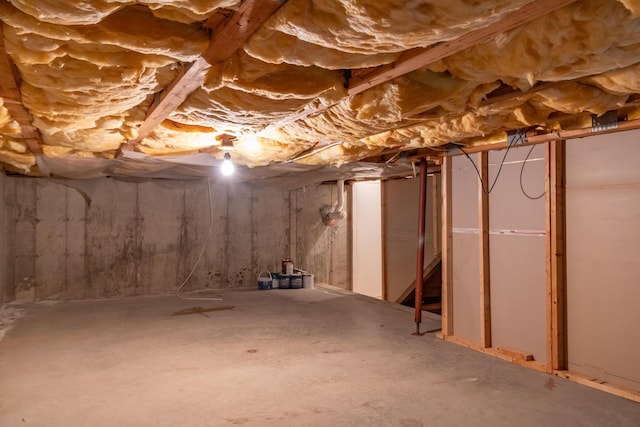 44 Cortland Cir Unit 44, Bangor, ME 04401 - view of unfinished basement