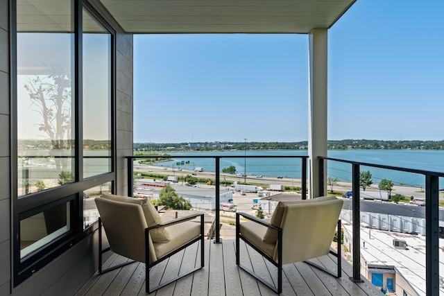 218 Washington Ave Unit 401, Portland, ME 04101 - balcony featuring a water view