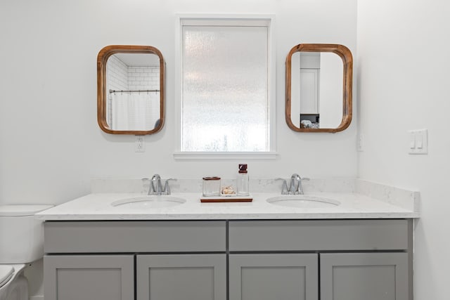 218 Washington Ave Unit 401, Portland, ME 04101 - full bathroom with toilet and double vanity