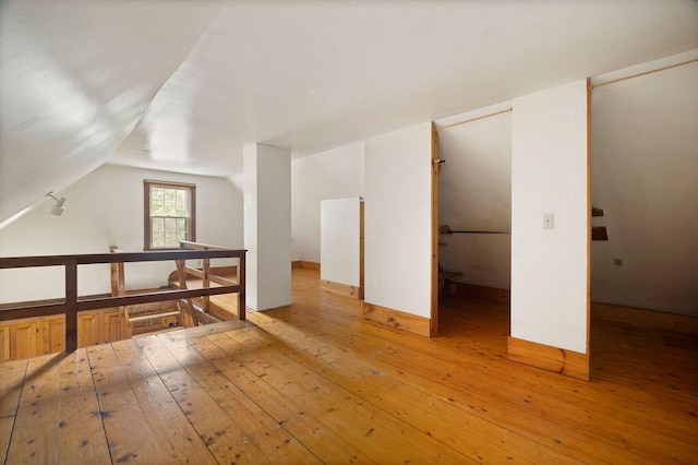 427 Haley Rd, Kittery, ME 03905 - bonus room featuring hardwood / wood-style floors and vaulted ceiling