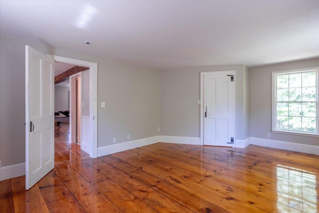 15 Feylers Corner Rd, Waldoboro, ME 04572 - spare room featuring wood-type flooring and a pendent fire sprinkler