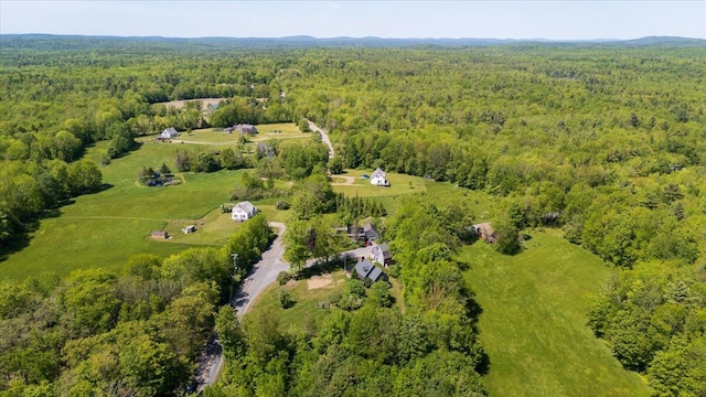 15 Feylers Corner Rd, Waldoboro, ME 04572 - aerial overview of property's location with a heavily wooded area