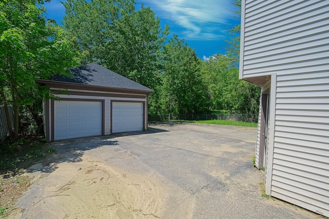 181 Webster St, Lewiston, ME 04240 - view of detached garage