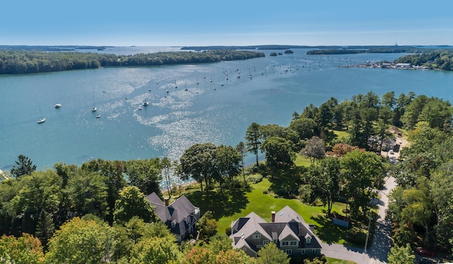 4 Roland Kimball Rd Unit 2, Freeport, ME 04032 - bird's eye view of a nearby body of water