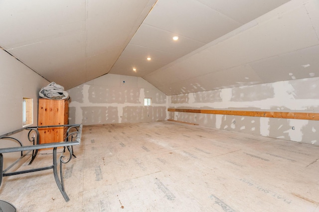 15 Doe Cir, Bingham, ME 04920 - additional living space with vaulted ceiling