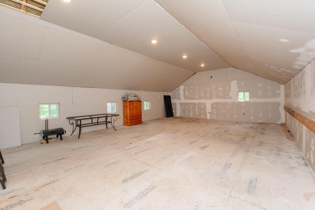 15 Doe Cir, Bingham, ME 04920 - additional living space with vaulted ceiling
