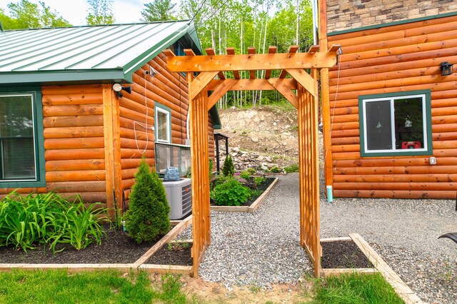 15 Doe Cir, Bingham, ME 04920 - view of yard with cooling unit