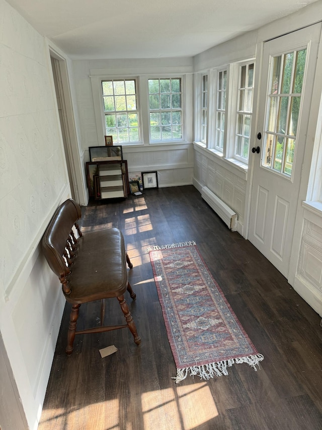 46 Arrowsic Rd, Arrowsic, ME 04530 - sunroom with baseboard heating