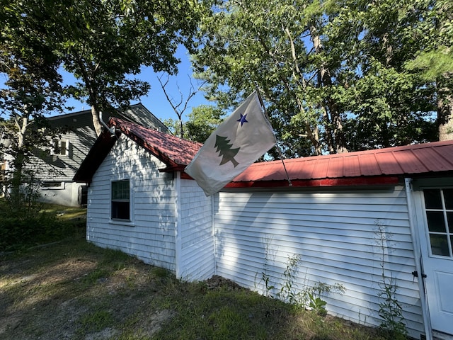 46 Arrowsic Rd, Arrowsic, ME 04530 - view of home's exterior with metal roof