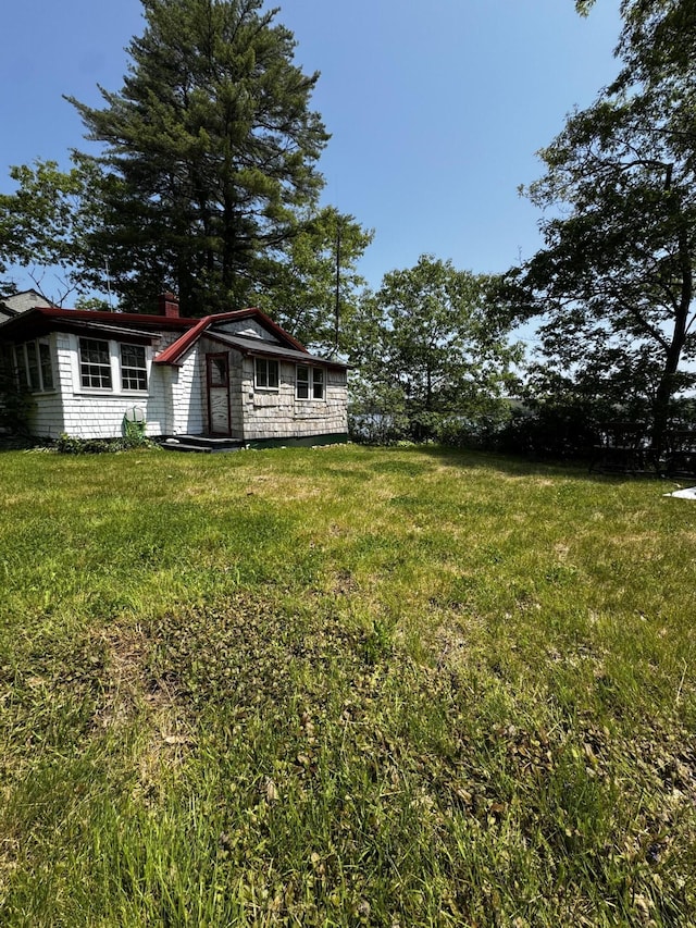 46 Arrowsic Rd, Arrowsic, ME 04530 - view of grassy yard