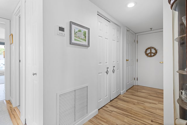 1 Seacliff Ave Unit 3D, Old Orchard Beach, ME 04064 - corridor featuring light wood-style floors and recessed lighting