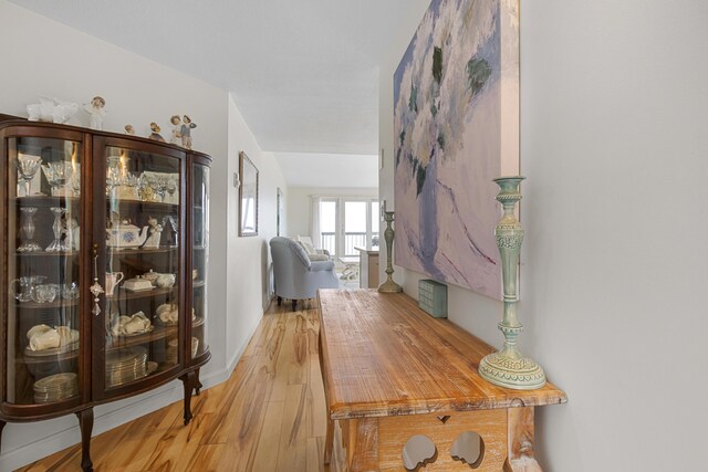 1 Seacliff Ave Unit 3D, Old Orchard Beach, ME 04064 - hallway featuring light wood finished floors