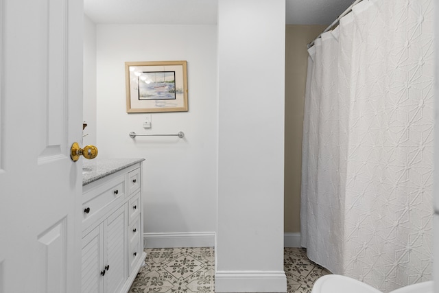 1 Seacliff Ave Unit 3D, Old Orchard Beach, ME 04064 - full bathroom with vanity and curtained shower