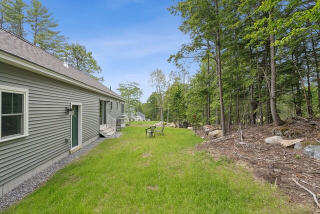 LOT10 Foye Rd, Wiscasset, ME 04578 - view of grassy yard featuring entry steps