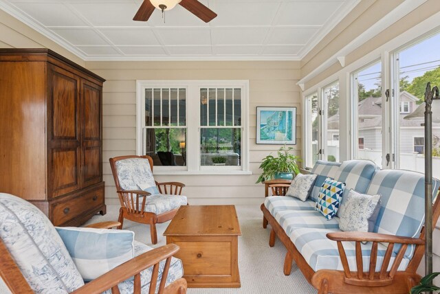 7 Carroll Ave, Auburn, ME 04210 - sunroom featuring carpet