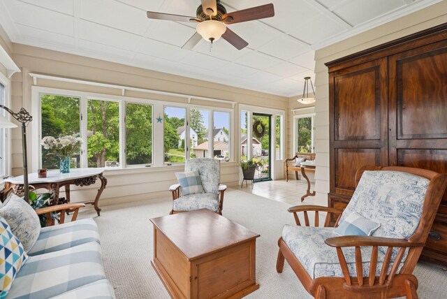 7 Carroll Ave, Auburn, ME 04210 - sunroom / solarium with carpet