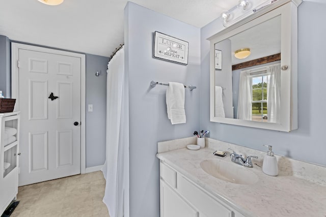 179 Alfred Rd, Kennebunk, ME 04043 - bathroom featuring vanity and curtained shower