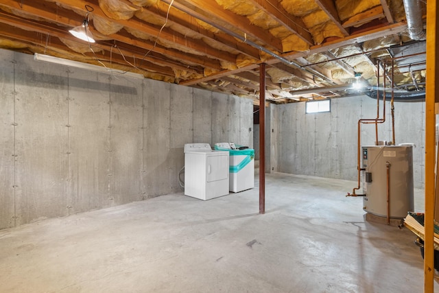 20 Huntington Ln, Berwick, ME 03901 - below grade area with washing machine and dryer and water heater