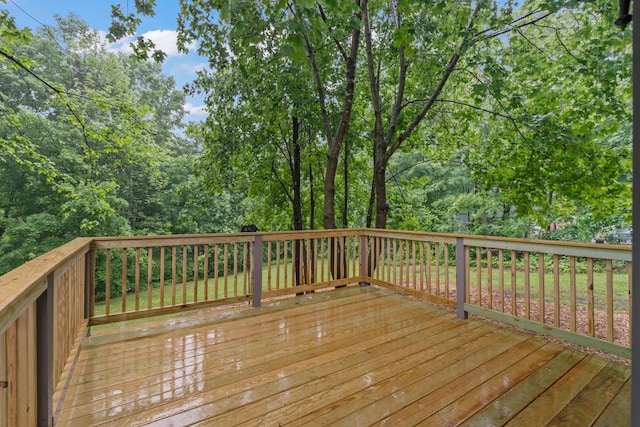 74 Main St, Cornish, ME 04020 - view of wooden deck