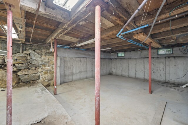 74 Main St, Cornish, ME 04020 - view of unfinished below grade area