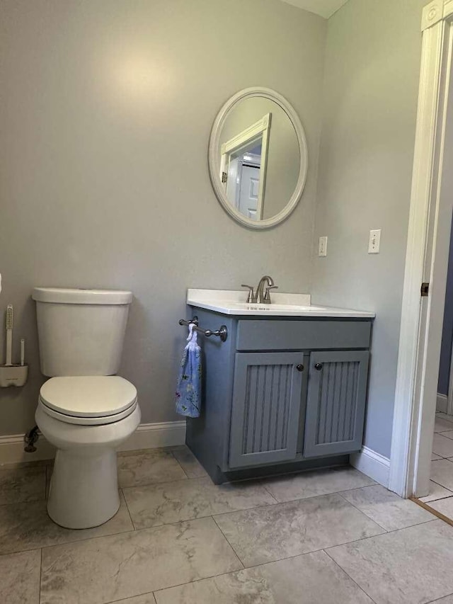 1505 Foxes Ridge Rd, Acton, ME 04001 - bathroom featuring vanity and toilet