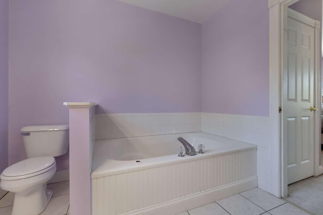 1505 Foxes Ridge Rd, Acton, ME 04001 - full bathroom with a bath and tile patterned flooring