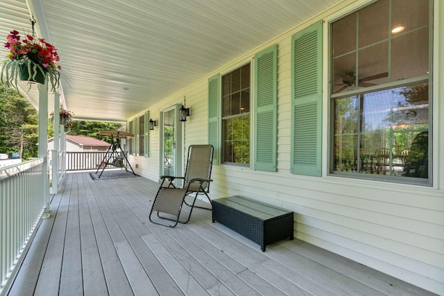 1505 Foxes Ridge Rd, Acton, ME 04001 - view of wooden porch