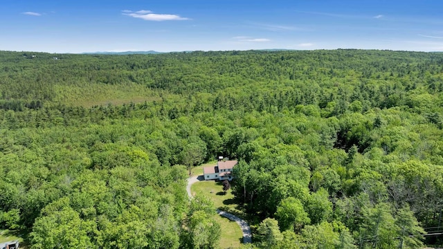 1505 Foxes Ridge Rd, Acton, ME 04001 - aerial view of a heavily wooded area