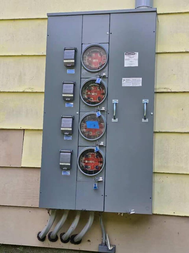 424 Maplecrest Rd, Parsonsfield, ME 04047 - utility room featuring electric meter