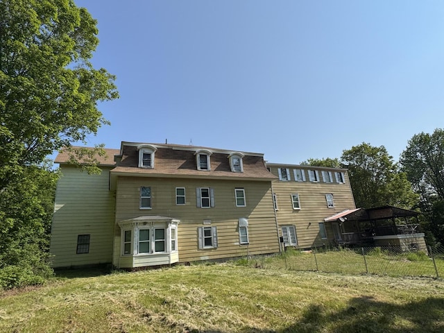 424 Maplecrest Rd, Parsonsfield, ME 04047 - rear view of house featuring mansard roof