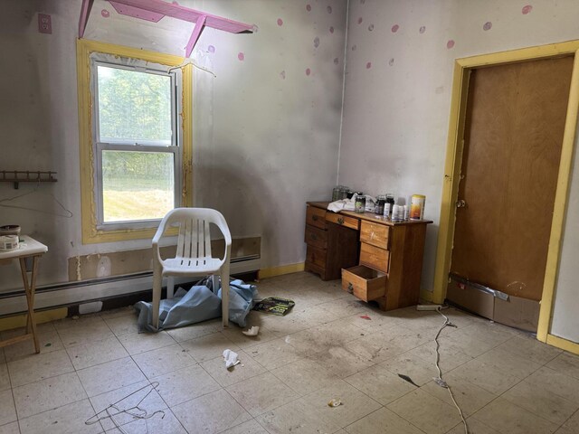 424 Maplecrest Rd, Parsonsfield, ME 04047 - bedroom featuring baseboard heating