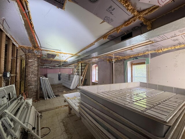 424 Maplecrest Rd, Parsonsfield, ME 04047 - basement with tile patterned floors